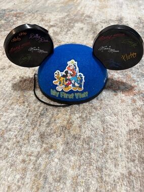 Disney Blue My First Visit Kids Mickey & Friends Ear Hat